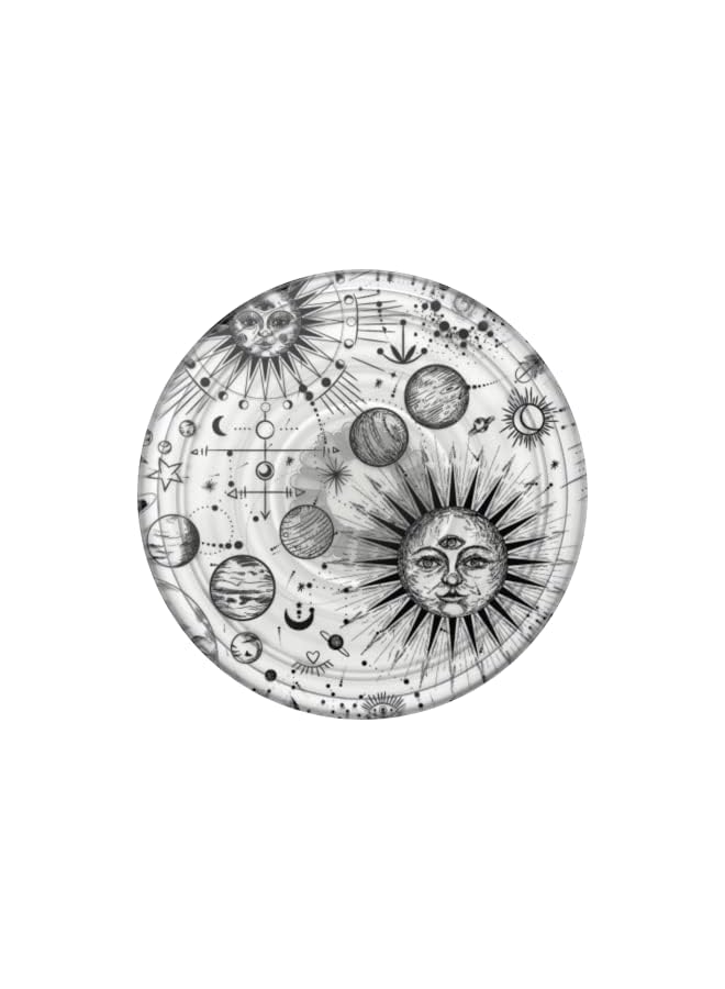 POPSOCKETS PopGrip Plant - Expanding Stand and Grip Made with Plant Based Materials with a Swappable Top for Smartphones and Tablets - Translucent Cosmic Sun - Image 3