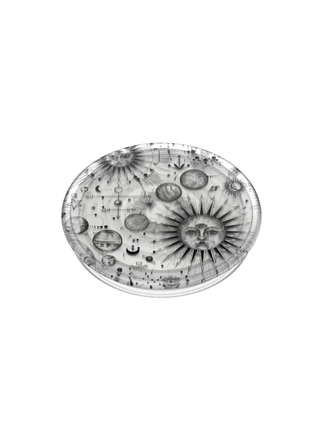 POPSOCKETS PopGrip Plant - Expanding Stand and Grip Made with Plant Based Materials with a Swappable Top for Smartphones and Tablets - Translucent Cosmic Sun - Image 4
