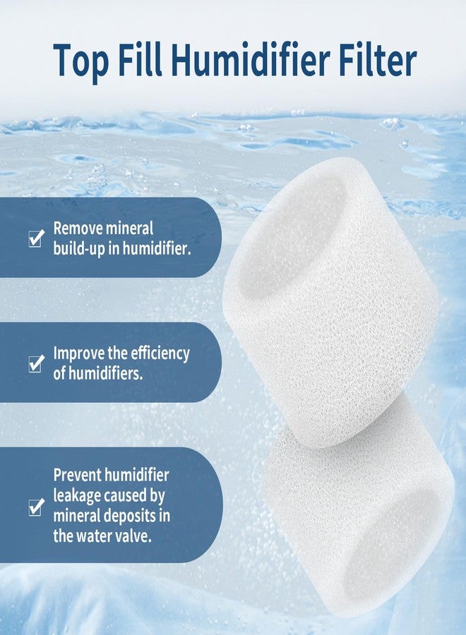SOMEWAYTOP 30-Pack Top Fill Humidifier Replacmement Filter Compatible with LEVOIT Humidifiers Model Classic160, Dual150, Dual200S, Classic300(S), LV600S, OasisMist450S, Superior 6000S Capture Particles - Image 3