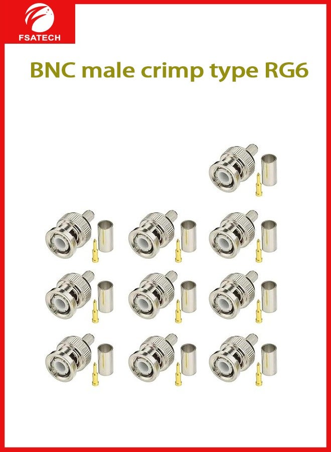 FSATECH BNC male crimp type, RG6 - Image 2