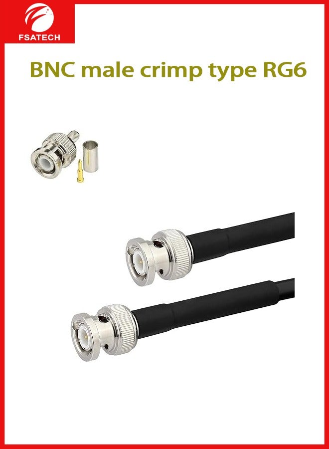 FSATECH BNC male crimp type, RG6 - Image 4