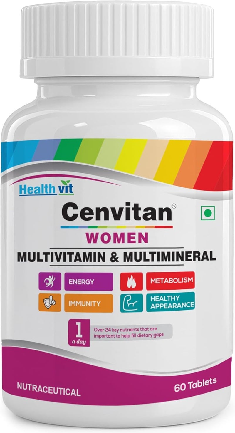 Cenvitan Women Multivitamin & Multimineral Tablets 60 Pieces