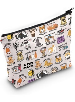 WCGXKO WCGXKO ADR Makeup Bag Vet Tech Gift Veterinarian Gift Vet Graduation for Animal Lover (ADR Bag) 