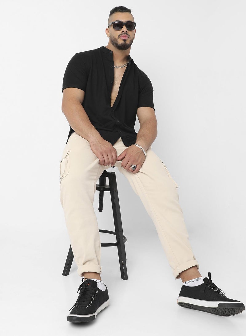 Instafab Plus Basic Button-Up Shirt - Image 3