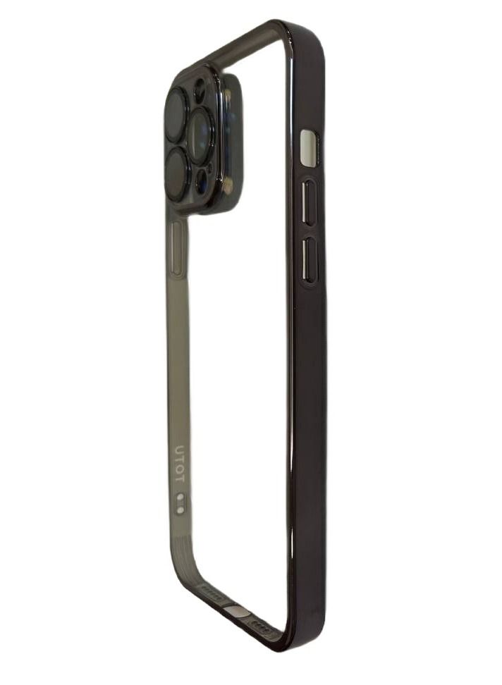 TOTU Soft Jane Series Hardcover Edition iPhone Case Dark Grey Edge - Image 3