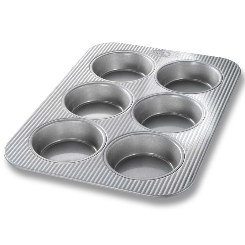 USA Pan Bakeware Nonstick Mini Round Cake Pans, Aluminized Steel - Image 1