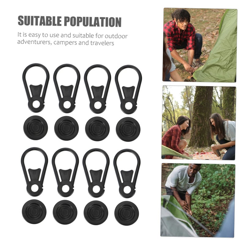 20 Clamp Fixing Clip Tarp Grabbers 8x4.5x1.2cm for Outdoor Camping Tarpaulin Tent - Image 5