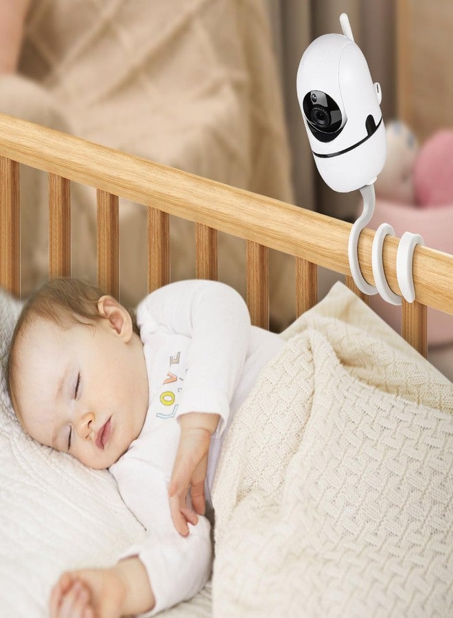 CaGuan Baby Monitor Mount for HelloBaby HB6550/HB65/HB6339/HB66/HB6550Pro, Baby Ganibs, Bonoch, Blemil, ANMEATE SM935E, Baby Monitor Holder with 16.5inch, Attach to Baby Crib, Without Tools or No Drill - Image 3