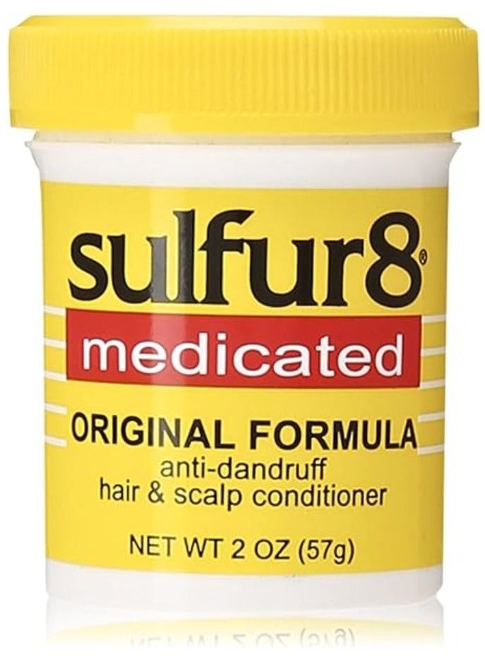 Sulfur 8 Medicated Regular Formula Anti-Dandruff Hair and Scalp Conditioner 57 g