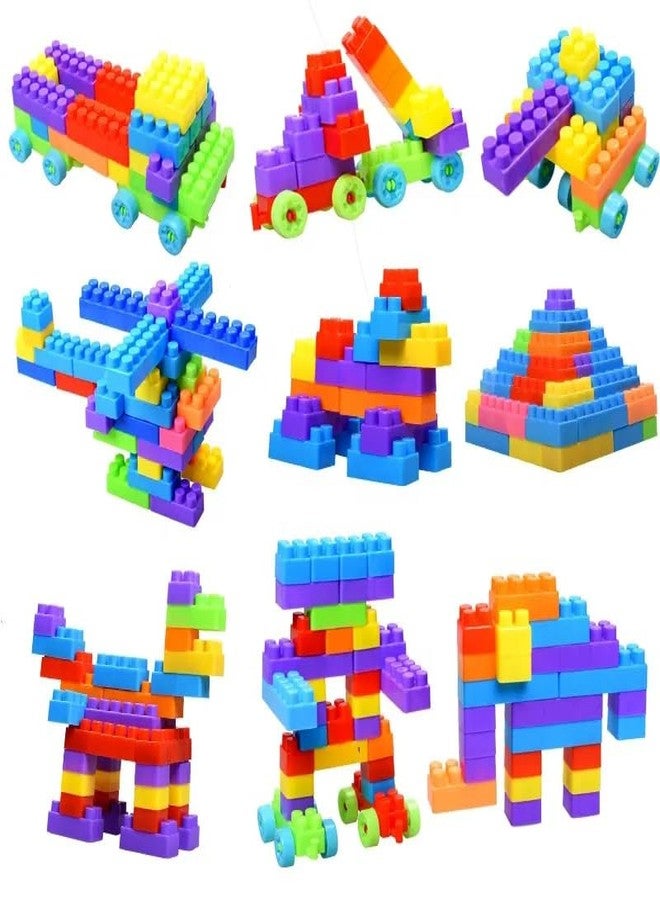 MIDHASH DIY 150Pcs Plastic Building Blocks for Kids Toy, Puzzle Games Toys for Children Educational & Learning Toy for Girls & Boys - Image 3