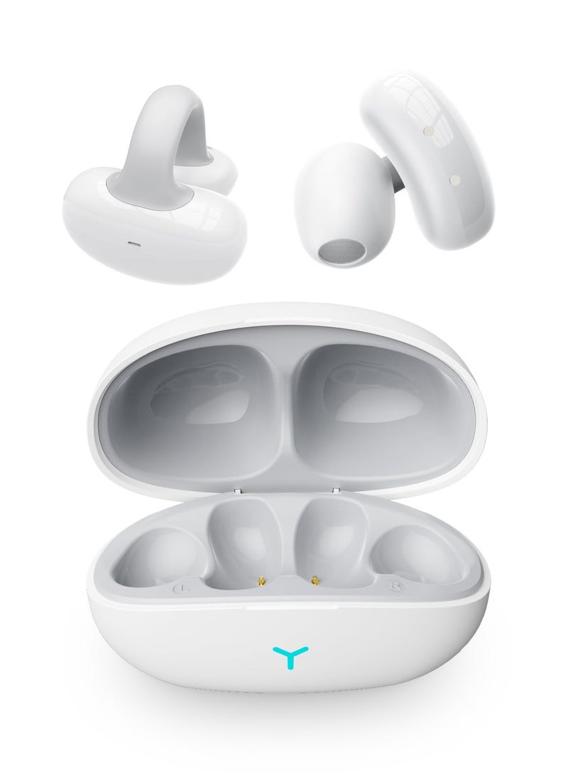 KASTWAVE - Open Ear Bluetooth 5.3 Headphones - Wireless Earbuds with Mic, LED Display, Immersive Stereo Sound, Clear Calls, 55-Hour Playback, Lightweight Ear-Hook Headphones for Running and Gym - Image 1