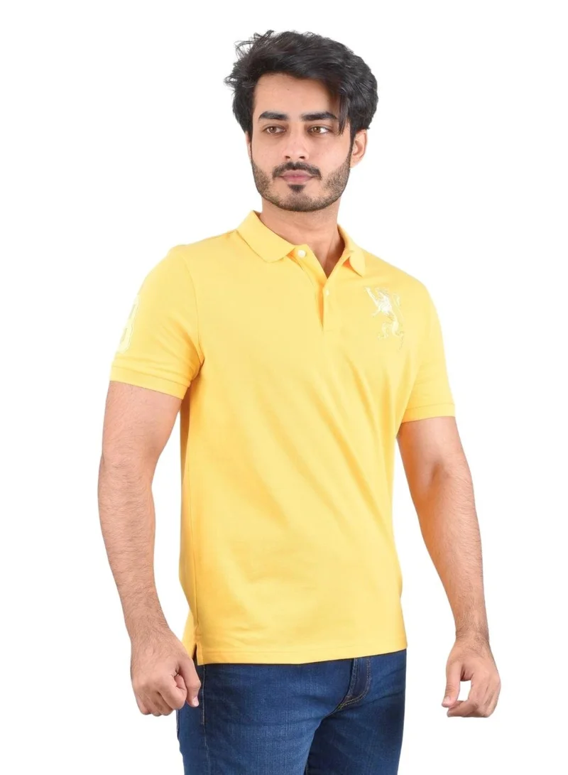 GIORDANO Lion Polo Yellow