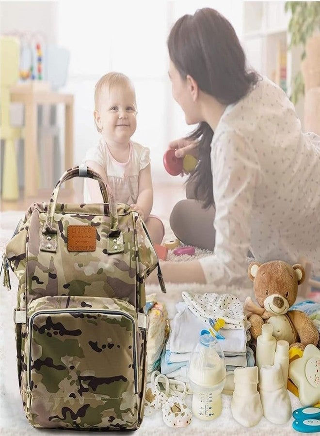 Msatrw Multifunctional Diaper Bag Backpack for Moms for Travel (Design 5) - Image 5
