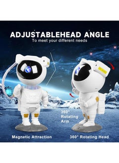 HOME 4 YOU Astronaut Star Projector Night Light with Timer Remote Control and 360° Adjustable Design Perfect for Children Adults Baby Bedroom Party Room Decor and Game Rooms USB Powered Projector Lamp  - Image 2