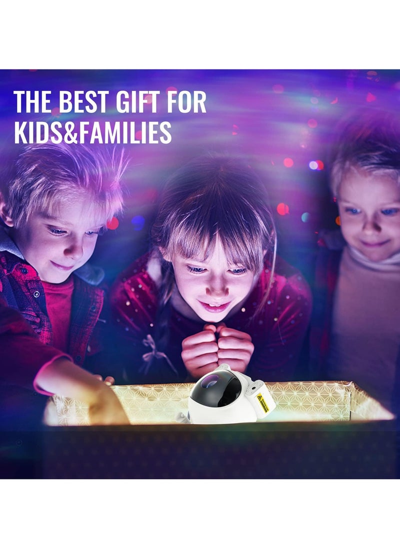 Astronaut Star Projector Night Light with Timer Remote Control and 360° Adjustable Design Perfect for Children Adults Baby Bedroom Party Room Decor and Game Rooms USB Powered Projector Lamp