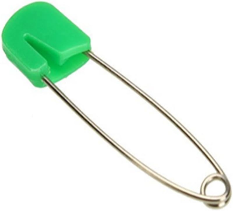 SPHTOEO 50PCS Cloth Diaper Pins Stainless Steel Traditional Safety Pin Assorted Color - Image 3