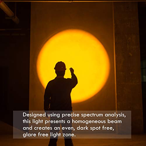 Weltool M7-AM Amber Light Even-Beam Flashlight Dark Adaptation Serie Preserves Night Vision for Aviation, Astronomy, Camping, Hunting, Turtle Watching - Image 4