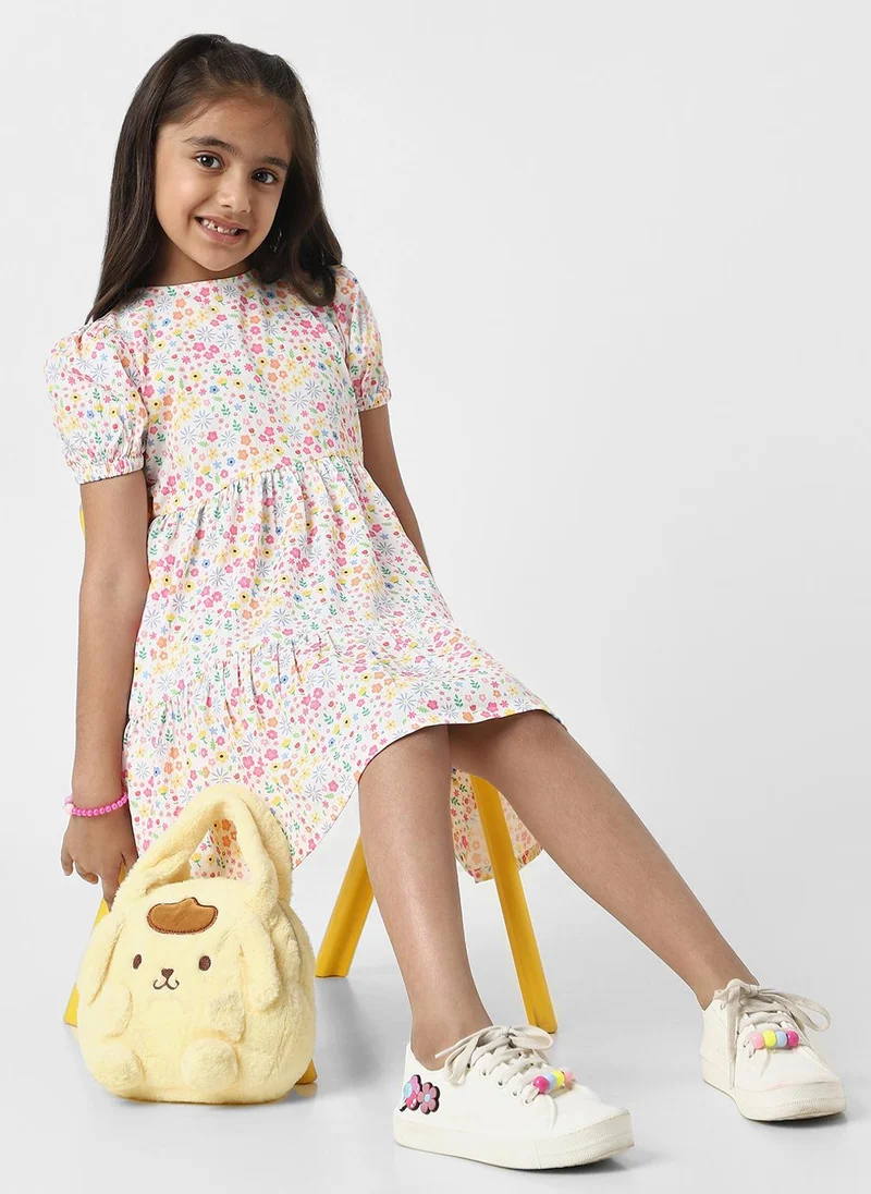 نوتيناتي Floral Tiered Dress