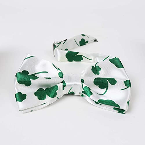boxed-gifts Parquet Men's Shamrock adjustable Bow Tie - St. Patrick's Day Collection - Image 4