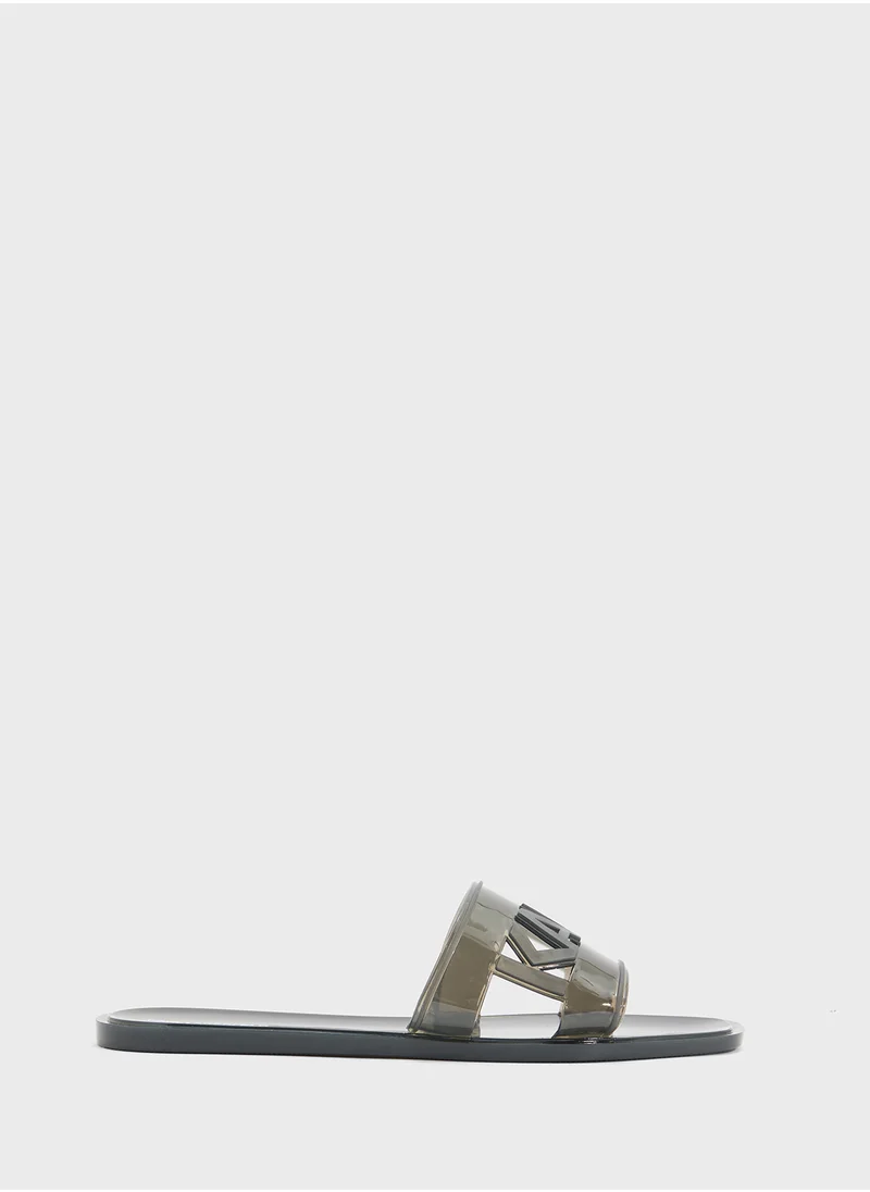 Karl Lagerfeld Jelly Cut-Out Jelly Iv Matt Slydes