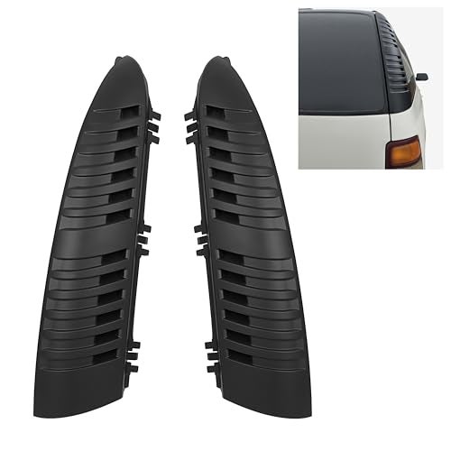HECASA Outer Pillar Molding Compatible with 2000-2006 Chevy Chevrolet Suburban 1500 2500 Tahoe & GMC Yukon XL 1500 2500 Replacement for 15764012 15765114 Rear D-Pillar Molding Trim Applique Pair - Image 1