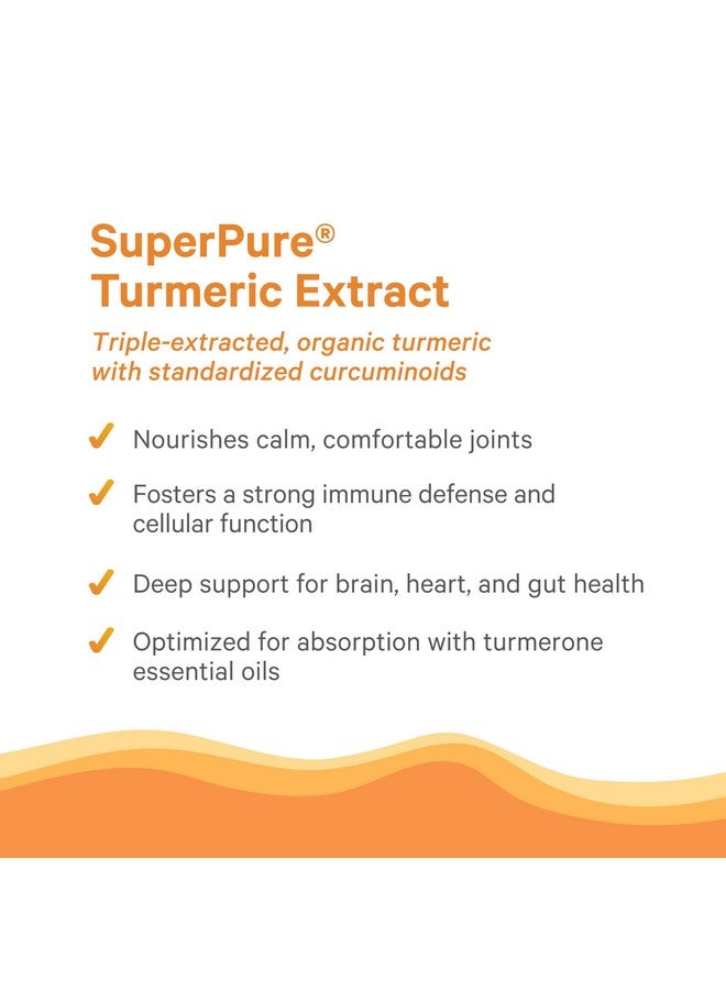 Pure Synergy SuperPure Turmeric Extract | Organic Curcumin Supplement | 500 mg Turmeric Extract Capsules | Potent Support for Immune and Joint Health (60 Capsules) - Image 4