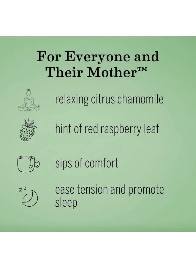 Earth Mama Organic Peaceful Tea ; Stress Less! Calming Relaxing Herbal Blend Safe For Pregnancy & Beyond 16 Teabags Per Box (3Pack)  - Image 4