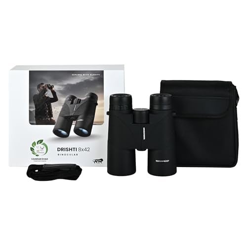 Vanrakshak Drishti 8x42 Professional Binoculars for Adults | High Power Long Range Binoculars | Waterproof & Fogproof Compact Binocular for Bird Watching, Wildlife Safari, Trekking, Travel & Outdoor - Image 4