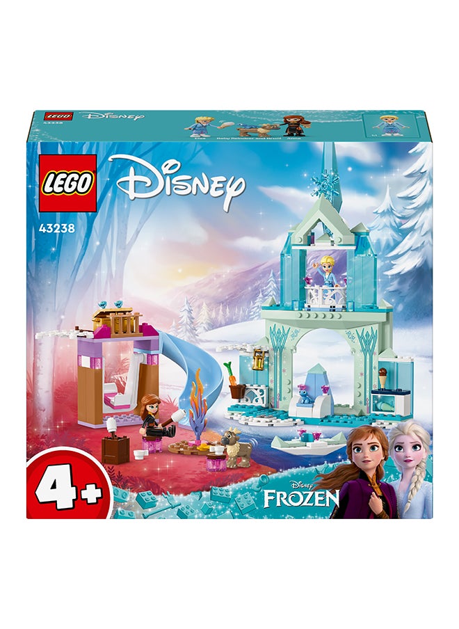 LEGO Disney Princess Elsa’s Frozen Castle Buildable Toy for 4 Plus Year Old Girls and Boys, Includes Princess Elsa and Anna Minidoll Figures and 2 Animal Toys, Fun Birthday Gift 43238 (163 pieces)  - Image 2