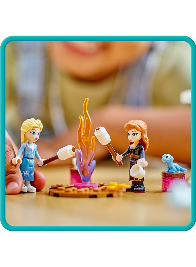 Disney Princess Elsa’s Frozen Castle Buildable Toy for 4 Plus Year Old Girls and Boys, Includes Princess Elsa and Anna Minidoll Figures and 2 Animal Toys, Fun Birthday Gift 43238 (163 pieces)