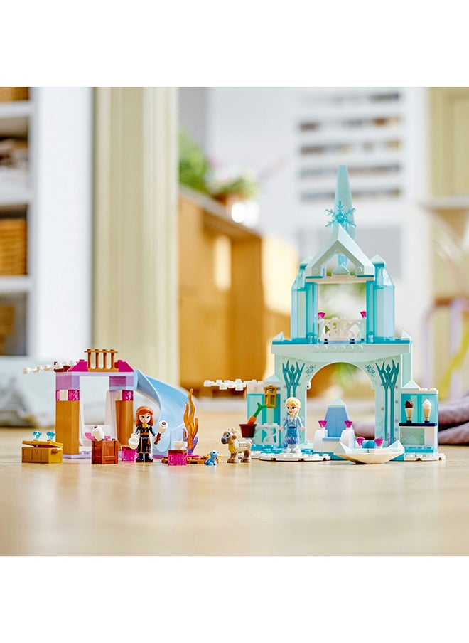 LEGO Disney Princess Elsa’s Frozen Castle Buildable Toy for 4 Plus Year Old Girls and Boys, Includes Princess Elsa and Anna Minidoll Figures and 2 Animal Toys, Fun Birthday Gift 43238 (163 pieces)  - Image 5