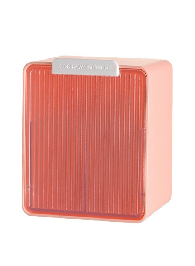 Wall-Mounted Storage Box, Mini Cotton Swab Box, Space-Saving Organizer for Bathroom, Kitchen, and Office - Image 1