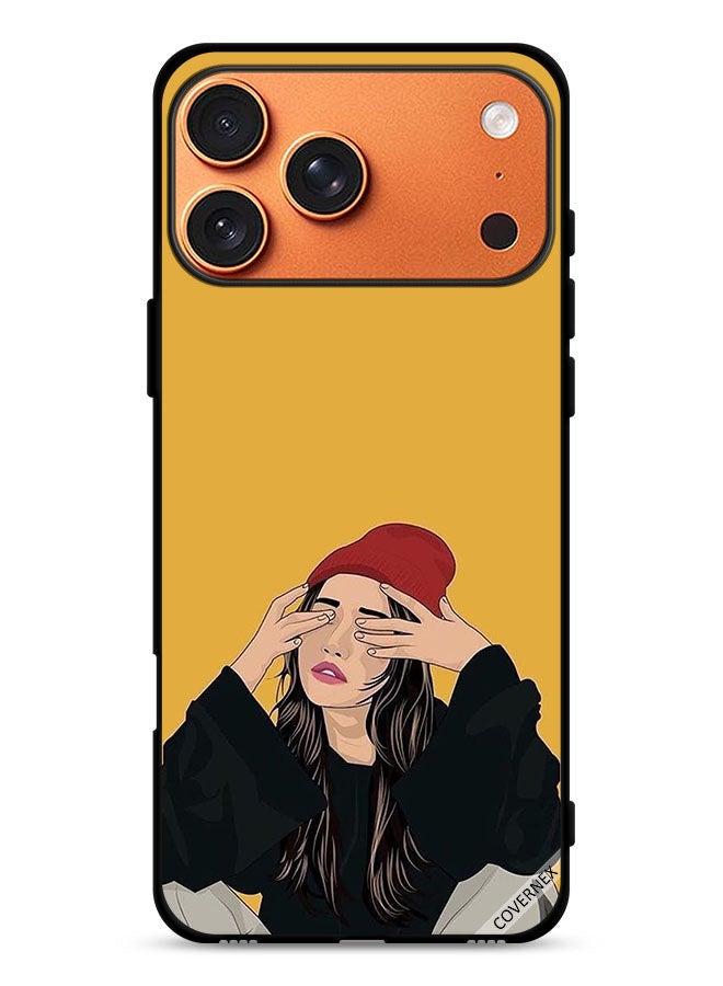 Covernex Apple iPhone 17 Pro Max Protective Case Cover Sad Girl Art - Image 1