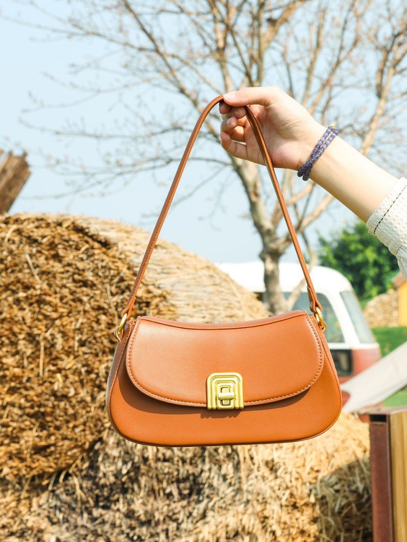 A Generation Of Commuter Underarm Women'S Bag Fashion Simple Baguette Bag Joker Shoulder Messenger Bag - Image 5