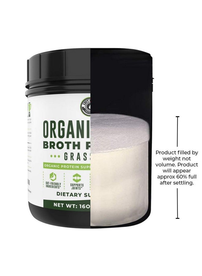 Left Coast Performance 16oz Organic Bone Broth Protein Powder From Grass Fed Beef - USDA Certified Organic, Single Ingredient, Rich in Collagen, Glucosamine, No Additives, Perfect for Carnivore, Paleo, and Keto Diets  - Image 5