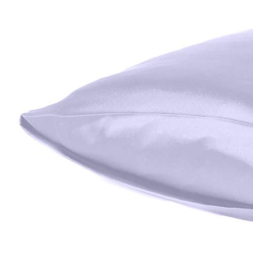 Oussum Satin Silk Pillowcase Cover Soft and Comfortable Hair & Skin Envelop Closure Home Decor Single Pcs with Free Scrunchie (Orchid Bloom, Standard Size(20"x26") - Image 4