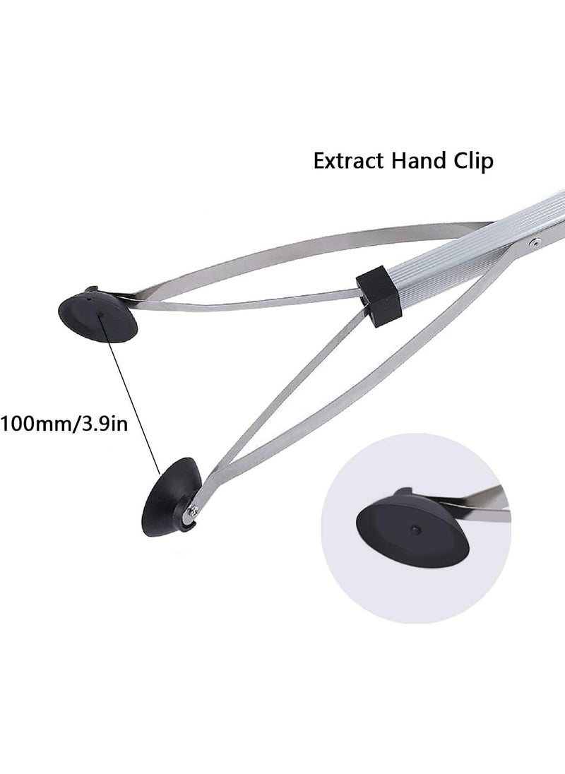 Spark Sparks 2 Pack Foldable Reacher Grabber Tool Long 32 Foldable Extender Gripper Tool Suction Cups for Precise Work Claw Trash Garbage Picker Garden Nabber Mobility Aid Pick Up Tool  - Image 5