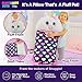 Happy Nappers Fluffaluff Pets Snap On Off The Pillowcase Standard QueenSized Pillows Comfy Cozy Compact Super Soft Warm Pillows that are Fluff Pets 3ft Shark - Image 3