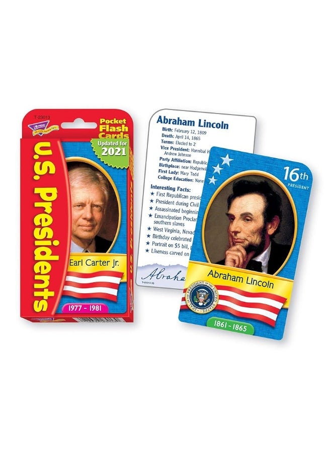 Trend Enterprises US Presidents Pocket Flash Cards - Image 5