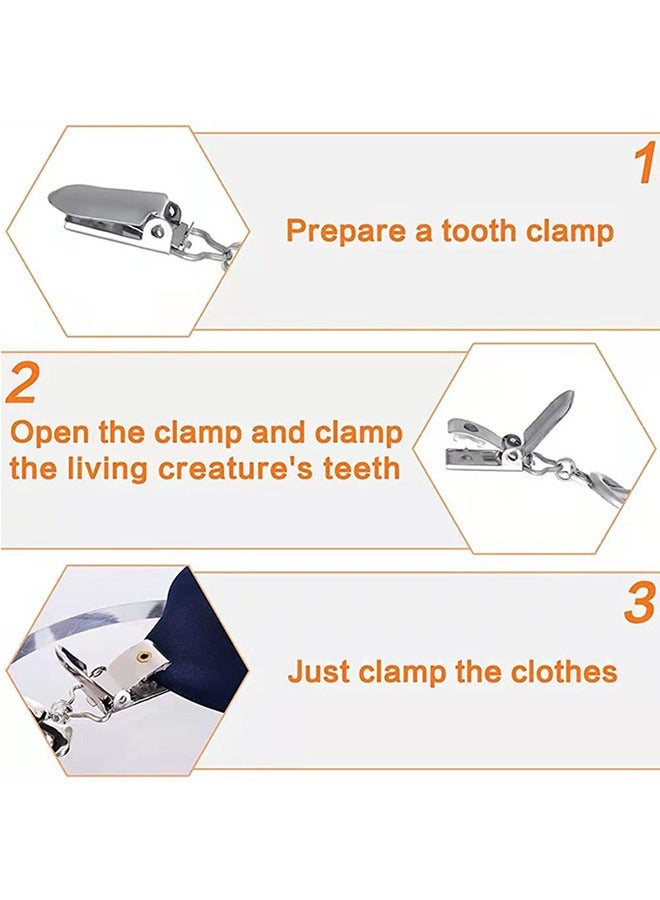 4Pcs Vintage Sweater Shawl Clips Retro Cardigan Collar Clips Dress Shirt Brooch Clips for Women Girls Wearing 4 Styles  - Image 4