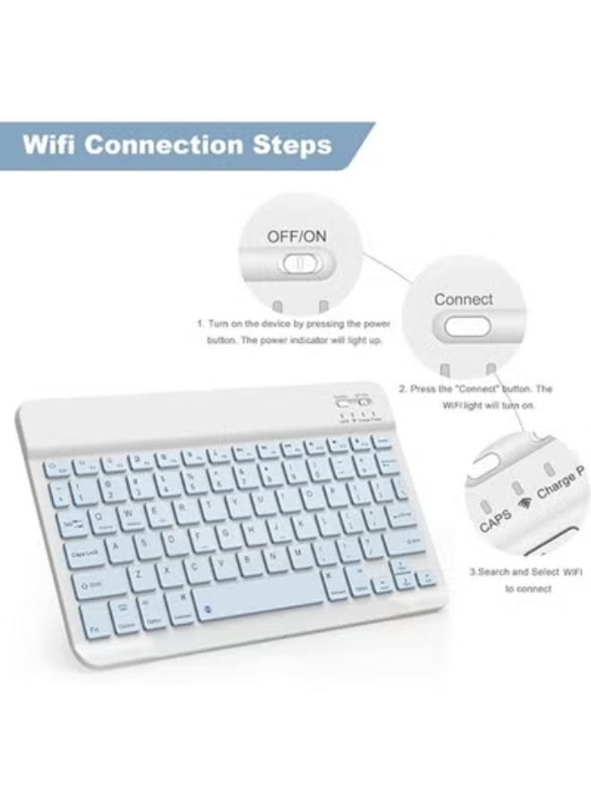 Bluetooth Keyboard for iPad & Tablets – Lightweight & Portable – Ideal for Travel, Study, and Office Work - Image 4