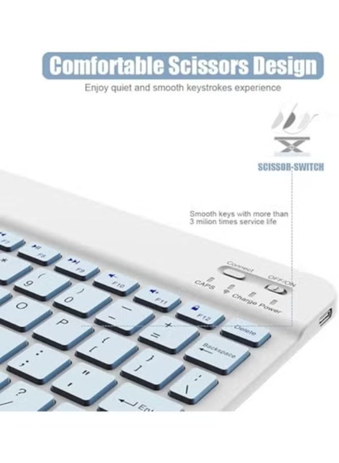 Bluetooth Keyboard for iPad & Tablets – Lightweight & Portable – Ideal for Travel, Study, and Office Work - Image 2