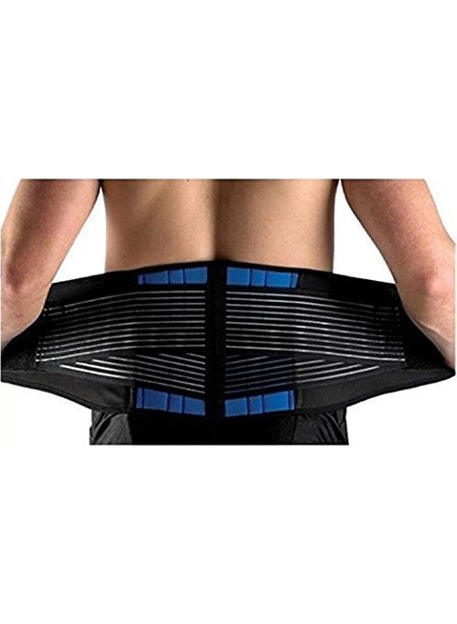 AMZSTAR Back Support Brace, Deluxe Neoprene Double Pull Support Lumbar Lower Back Brace and Waist Support Belt for Back/Slipped Disc Pain Relief (4X-Large?50-54?) - Image 1