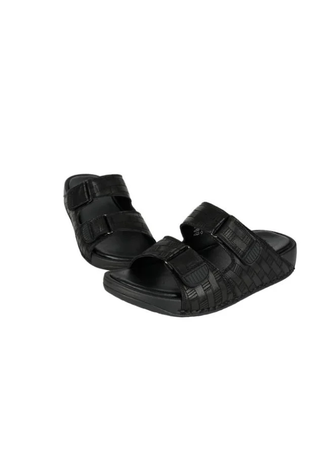 بارجيل أونو 008-3468 Barjeel Mens Casual Sandals 2368-5 Black