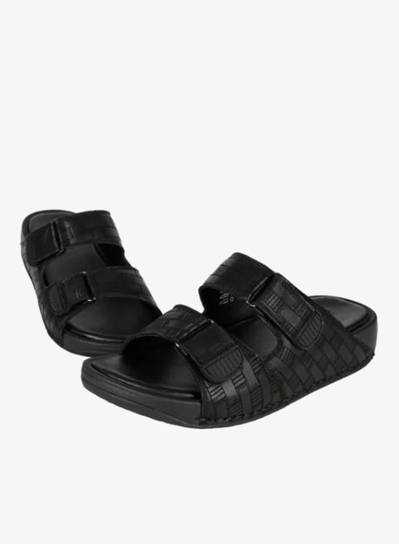 barjeel uno 008-3468 Barjeel Mens Casual Sandals 2368-5 Black