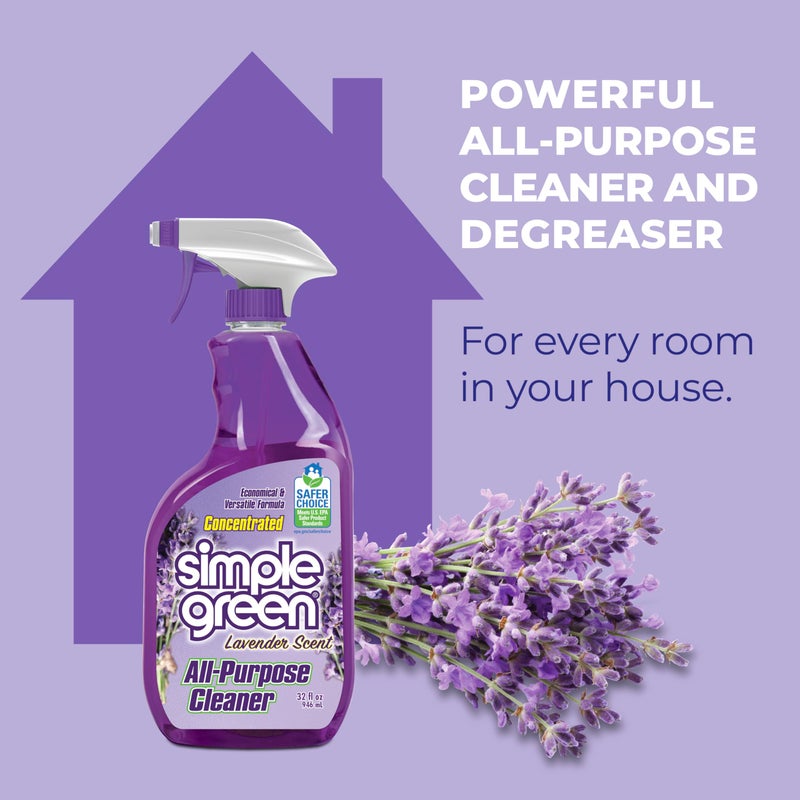 Simple Green AllPurpose Cleaner  32 Fl Oz (Pack of 3)  Lavender  96 Fl Oz - Image 2