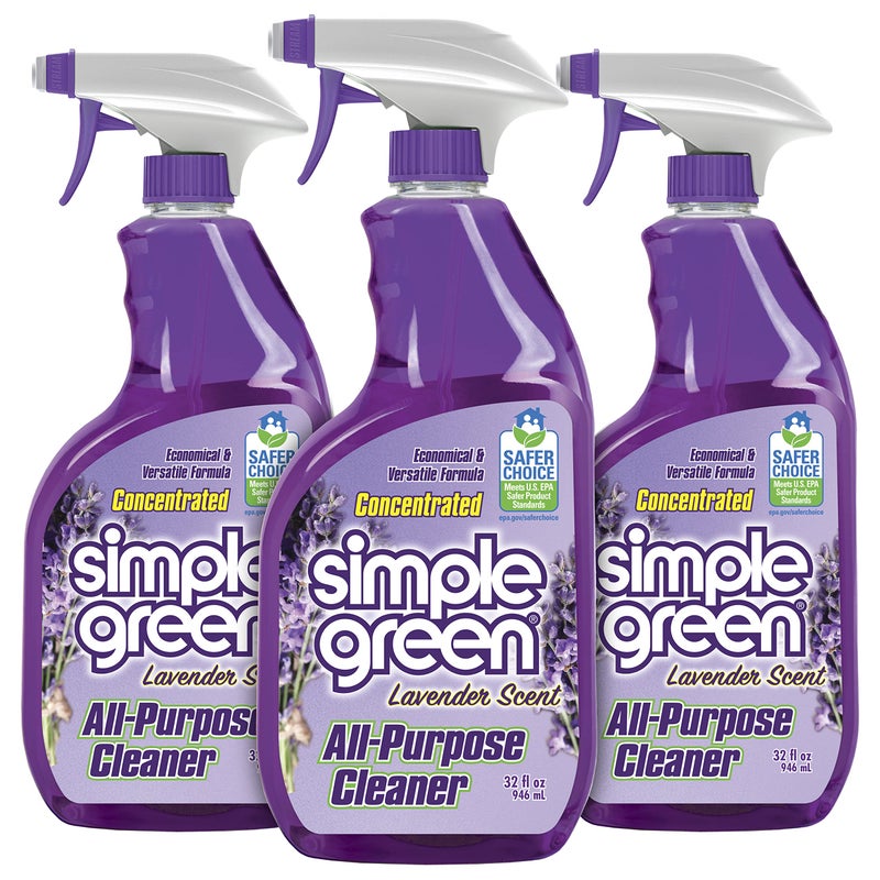 Simple Green AllPurpose Cleaner  32 Fl Oz (Pack of 3)  Lavender  96 Fl Oz - Image 1