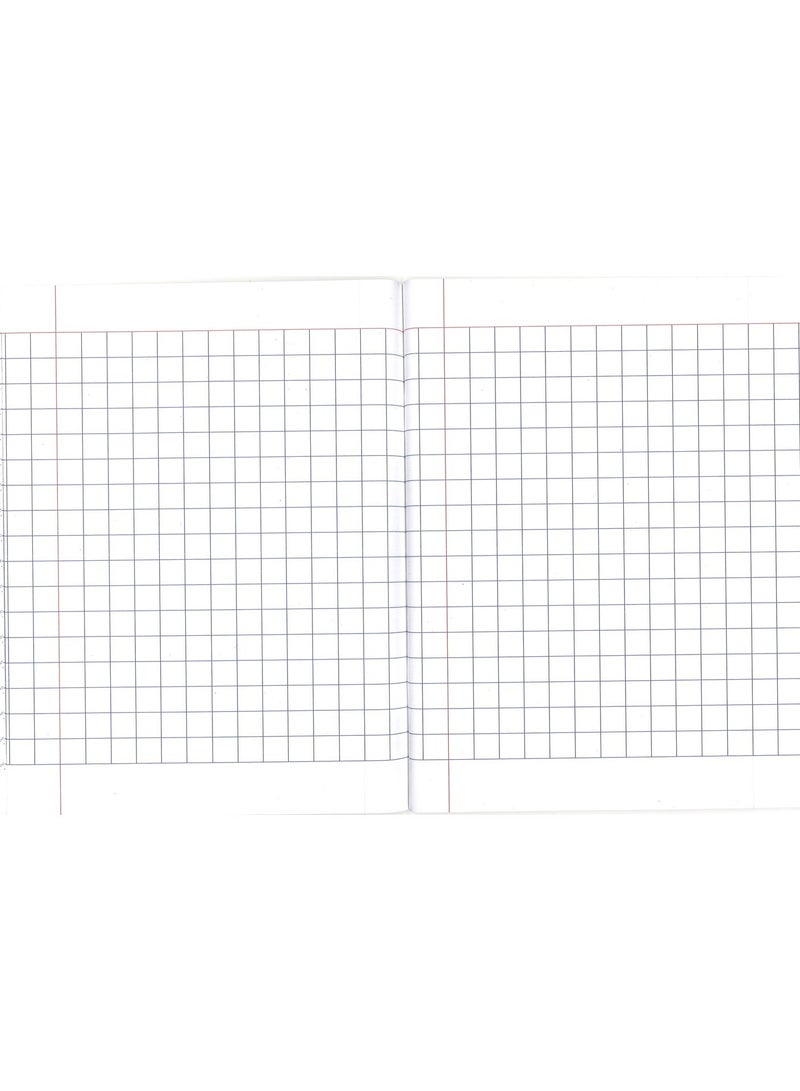 Sadaf دفتر تمارين بحجم A5 مع خطوط مربعة مقاس 10 مم، 200 صفحة، أغلفة متنوعة - Image 2