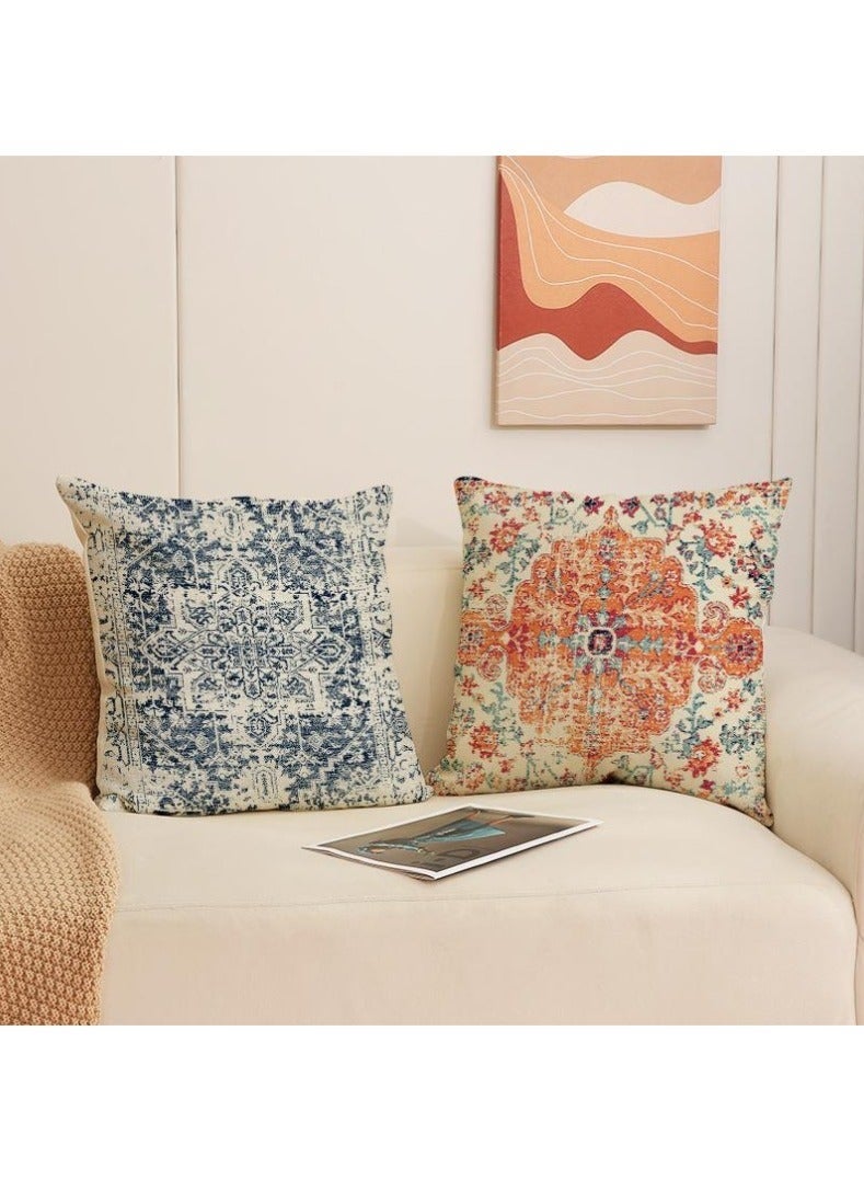 Cushion Covers Set of 4, Throw Pillow Cover, Abstract Modern Decorative Couch Pillow Case 45cm x 45cm, For Living Room Sofa Car Couch Bed Pillowcases 18x18 inches（Double sided pattern） - Image 3