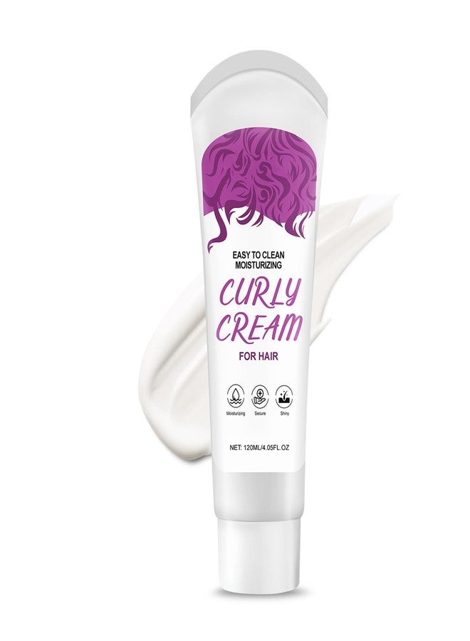 Grospe Curl Defining Cream,Moisture Natural Shine Curl Styling Cream,Anti-Frizz Bouncy Resilient Enhancer Styling Lotion,Non-Greasy Formula for All Curly Hair Types - Image 1